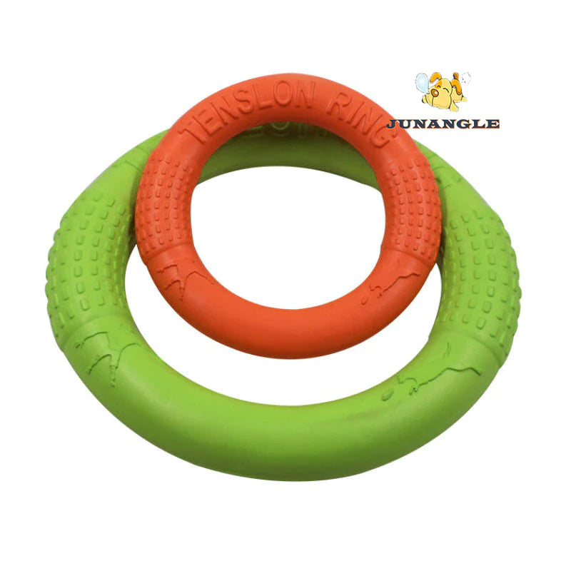 18CM Pet Flying Discs EVA Dog Training Ring Puller Resistant Bite Floating Toy Puppy Outdoor Interactive Game Playing Products