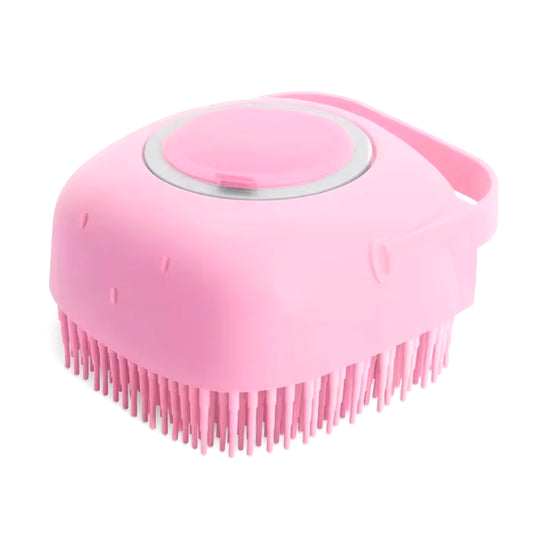 Pet Dog Cat Bath Brush 2-In-1 Pet SPA Massage Comb Soft Silicone Pet Shower Hair Grooming Cmob Dog Cleaning Tool Pet Supplies