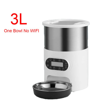 New Pet Feeder Pet Dispenser for Cat and Dog Travel Supply Automatic Smart Slow Feeder Dispenser Fixed Time Amount of Food