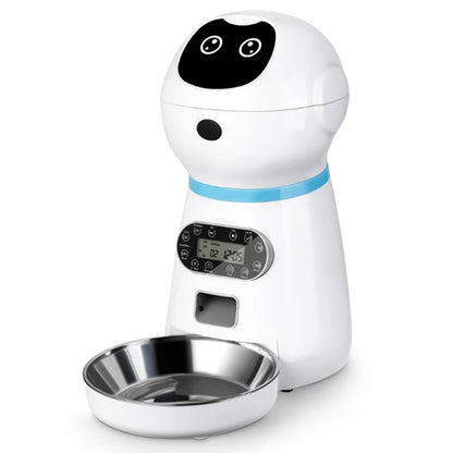 New Pet Feeder Pet Dispenser for Cat and Dog Travel Supply Automatic Smart Slow Feeder Dispenser Fixed Time Amount of Food