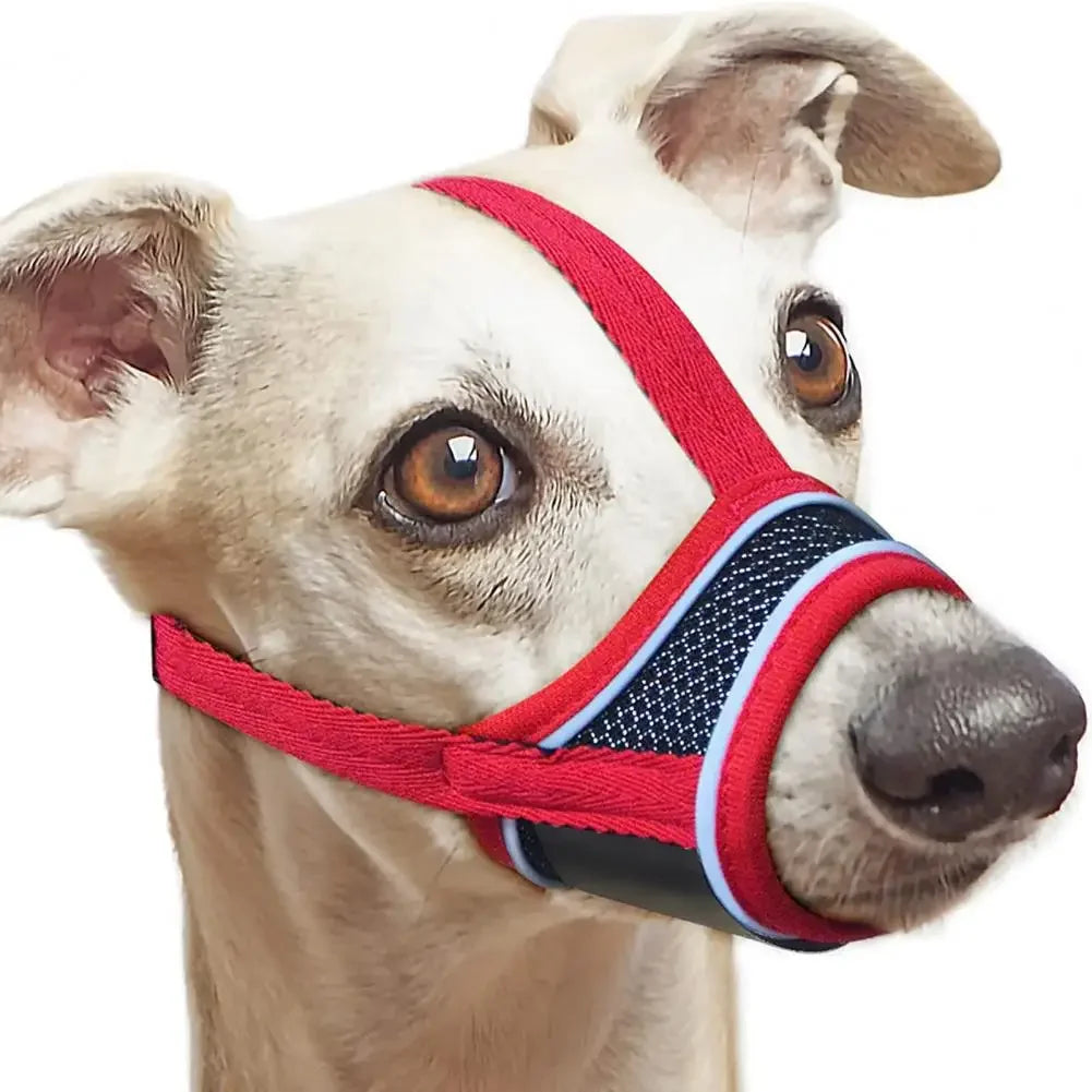 Dog Muzzle Breathable Adjustable Comfortable Pet Muzzle Anti-Chewing Anti-Biting Dog Muzzle Pet Supplies