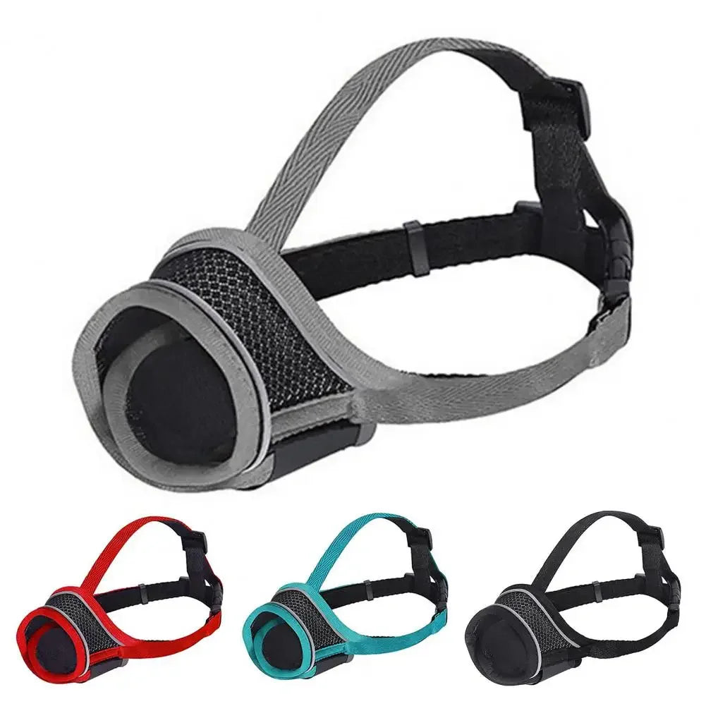 Dog Muzzle Breathable Adjustable Comfortable Pet Muzzle Anti-Chewing Anti-Biting Dog Muzzle Pet Supplies