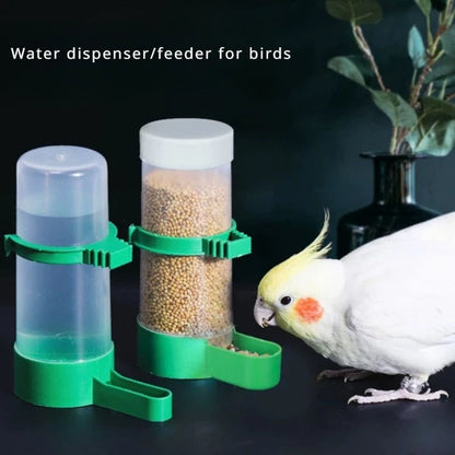 Water Feeder Parrot Automatic Feeder Bird Food Box Bird Accessories for Bird Cages Poultry Feeder