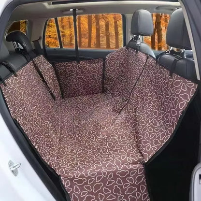 Waterproof Pet Dog Car Seat Cover, Back Seat Cover, Protector Pad with Printing, Scratchproof