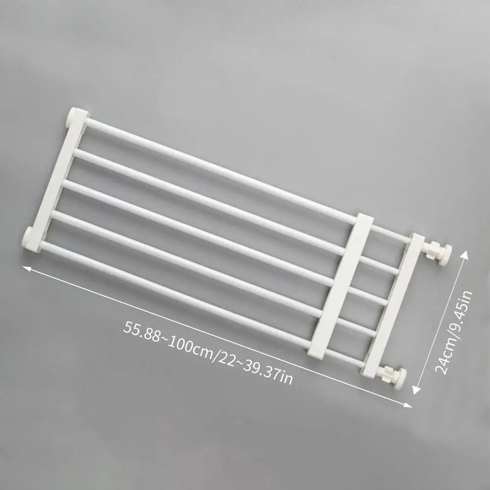 Portable Fence Metal Pet Gates Retractable Safety Fence Dog Gate For Hall Doorways Stairs For Stairs Doorways Pet Gates