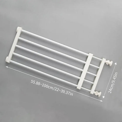 Portable Fence Metal Pet Gates Retractable Safety Fence Dog Gate For Hall Doorways Stairs For Stairs Doorways Pet Gates