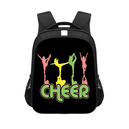 Cheerleading Girls Backpack Teenager Book Bag Cheerleader Dance School Bags Women Laptop Backpacks Travel Daypack Holiday Gifts