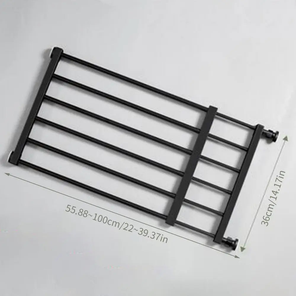 Portable Fence Metal Pet Gates Retractable Safety Fence Dog Gate For Hall Doorways Stairs For Stairs Doorways Pet Gates