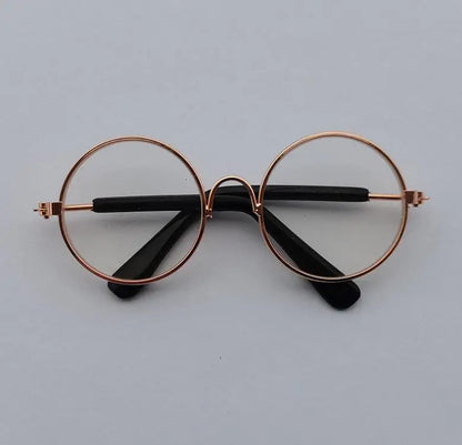 Lovely Vintage Round Cat Sunglasses Reflection Eye wear glasses For Small Dog Cat Pet Photos Pet Products Props Accessories