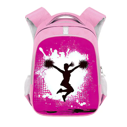 Cheerleading Girls Backpack Teenager Book Bag Cheerleader Dance School Bags Women Laptop Backpacks Travel Daypack Holiday Gifts