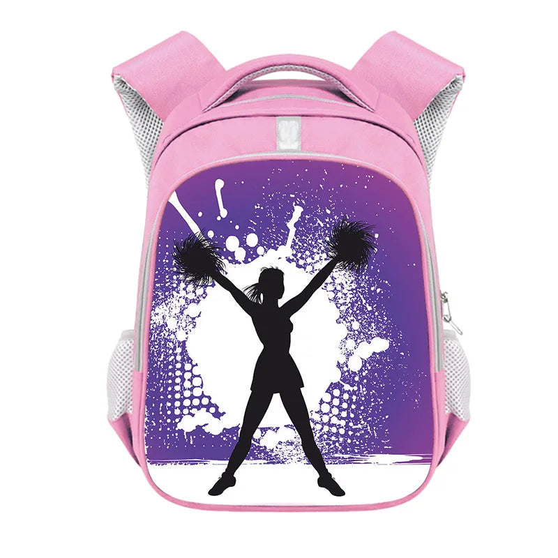 Cheerleading Girls Backpack Teenager Book Bag Cheerleader Dance School Bags Women Laptop Backpacks Travel Daypack Holiday Gifts