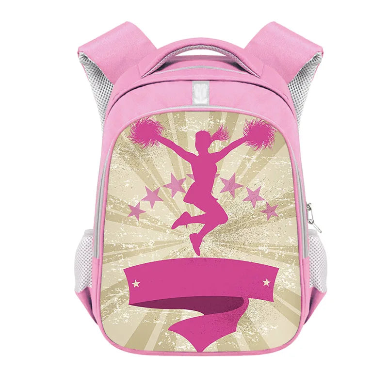 Cheerleading Girls Backpack Teenager Book Bag Cheerleader Dance School Bags Women Laptop Backpacks Travel Daypack Holiday Gifts