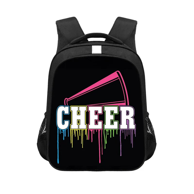 Cheerleading Girls Backpack Teenager Book Bag Cheerleader Dance School Bags Women Laptop Backpacks Travel Daypack Holiday Gifts