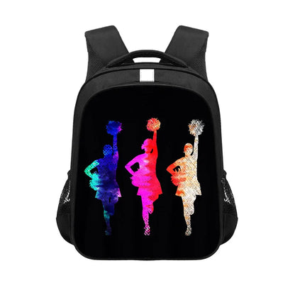 Cheerleading Girls Backpack Teenager Book Bag Cheerleader Dance School Bags Women Laptop Backpacks Travel Daypack Holiday Gifts