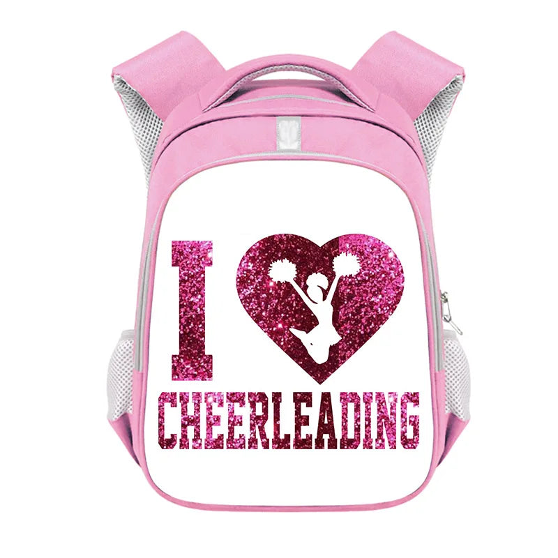 Cheerleading Girls Backpack Teenager Book Bag Cheerleader Dance School Bags Women Laptop Backpacks Travel Daypack Holiday Gifts