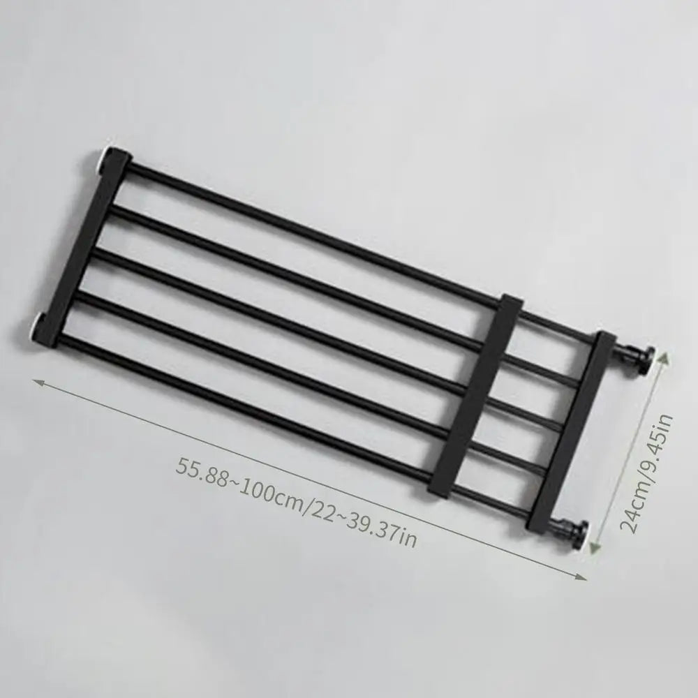 Portable Fence Metal Pet Gates Retractable Safety Fence Dog Gate For Hall Doorways Stairs For Stairs Doorways Pet Gates