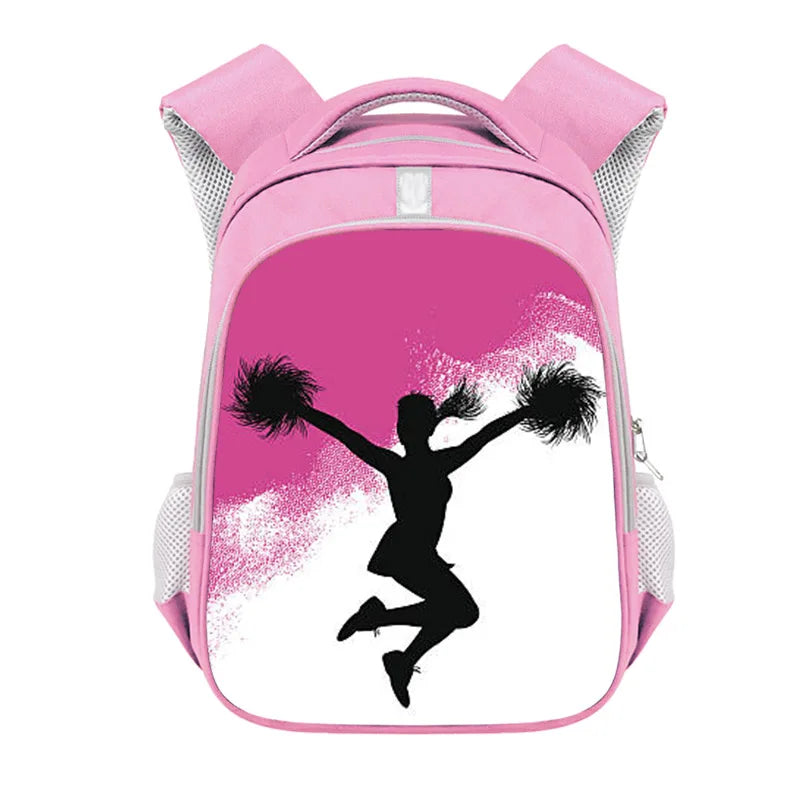 Cheerleading Girls Backpack Teenager Book Bag Cheerleader Dance School Bags Women Laptop Backpacks Travel Daypack Holiday Gifts