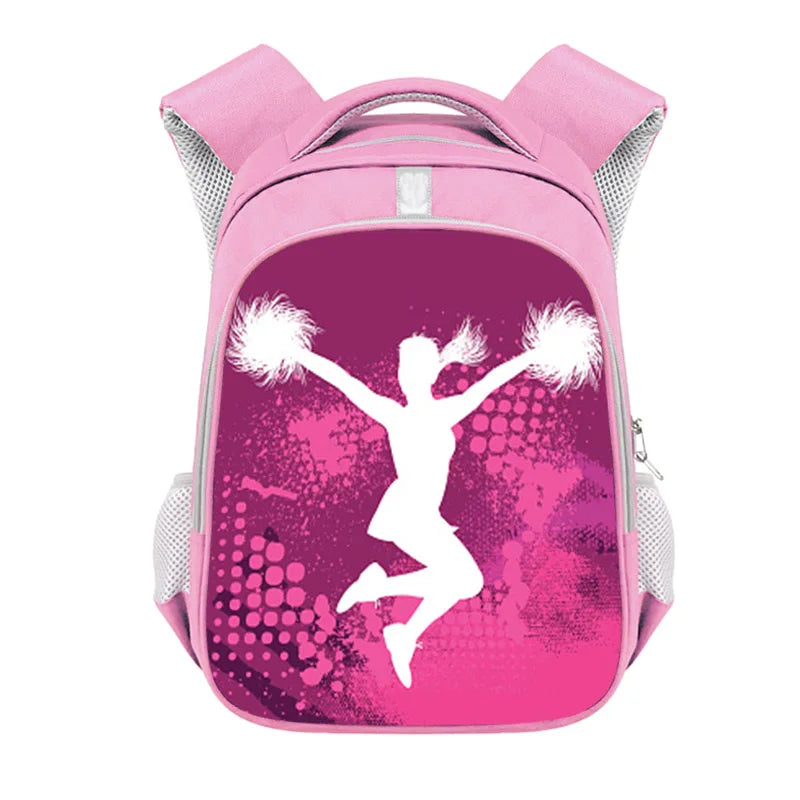 Cheerleading Girls Backpack Teenager Book Bag Cheerleader Dance School Bags Women Laptop Backpacks Travel Daypack Holiday Gifts