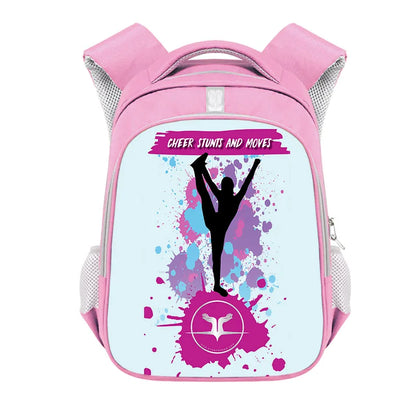 Cheerleading Girls Backpack Teenager Book Bag Cheerleader Dance School Bags Women Laptop Backpacks Travel Daypack Holiday Gifts