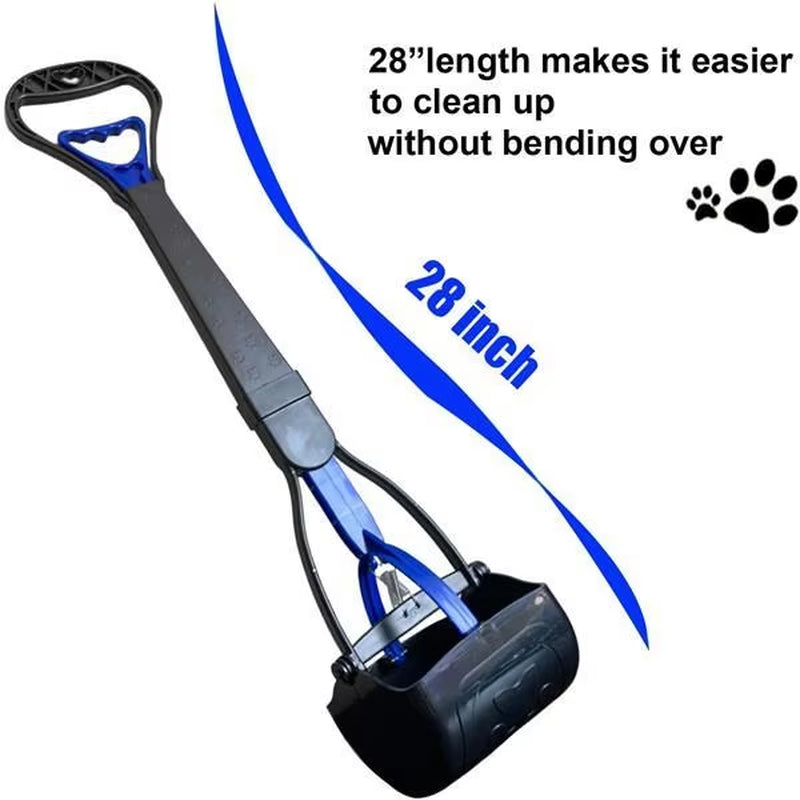 Effortless Pet Clean-Up: Long Handle Pooper Scooper for Dogs and Cats